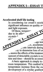 Sample Appendix page from book 'Tharp & Young on Ice Cream: An Encyclopedica Guide to Ice Cream Science and Technology'